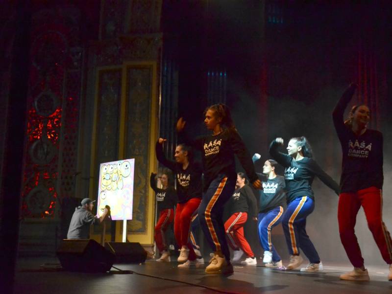 Ōtepoti Hip Hop Hustle perform at Opening Night Showcase 2019. Image by Kerry Hodge